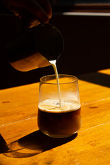 coffee in the making