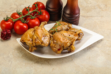 Rabbit stew in spicy sauce