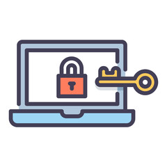 privacy computer icon