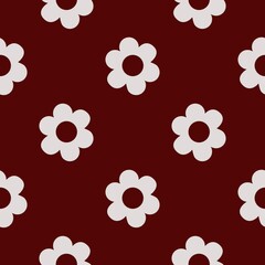 Red white texture with a regular seamless pattern as a background..Graphic design with a simple pattern.