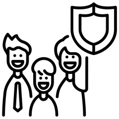insurance family icon