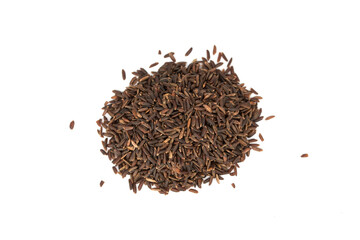 natural dry red rice seeds