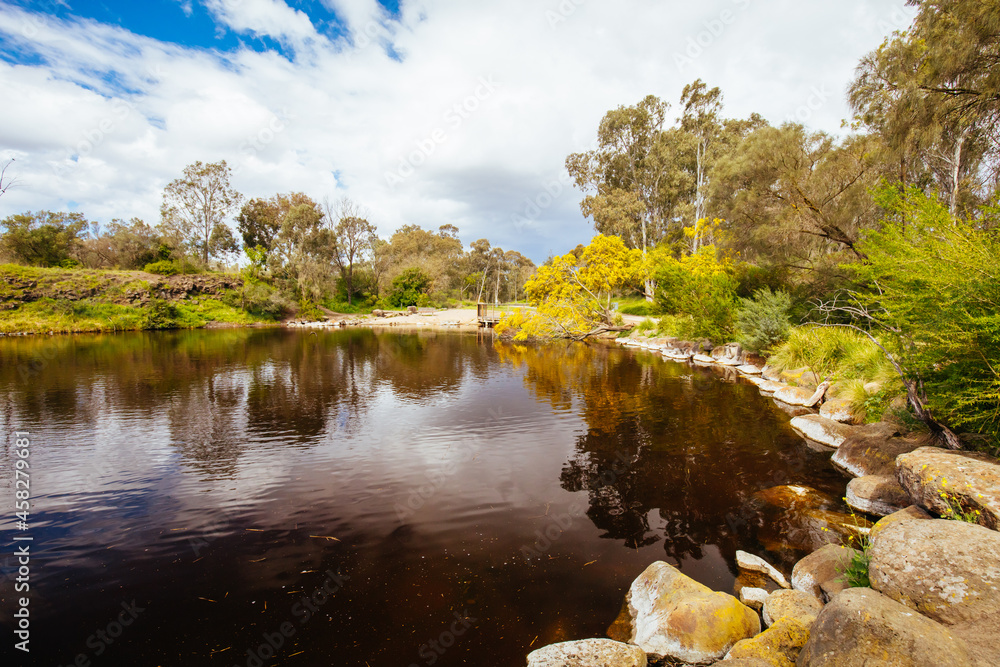 Poster darebin parklands in melbourne australia