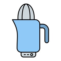 Vector Squeezer Filled Outline Icon Design