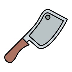 Vector Cleaver Filled Outline Icon Design