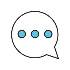 speech bubble message