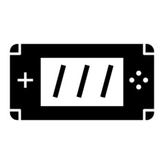 Vector Gaming Device Glyph Icon Design