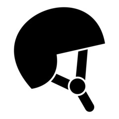 Vector Helmet Glyph Icon Design