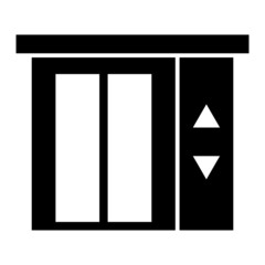 Vector Lift Glyph Icon Design