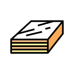 impreg timbers color icon vector. impreg timbers sign. isolated symbol illustration