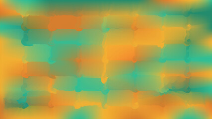 Blurry abstract image on yellow and green accentuation background