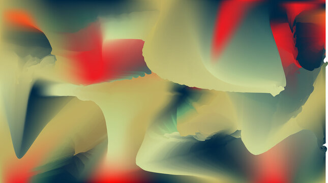 Blurry abstract image on grey and red accentuation background
