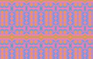 Tribal seamless colorful geometric pattern.Seamless Ikat Pattern. Abstract background for textile design, wallpaper, surface textures, wrapping paper.