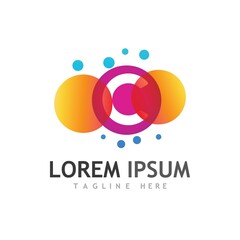 C Letter Logo Template