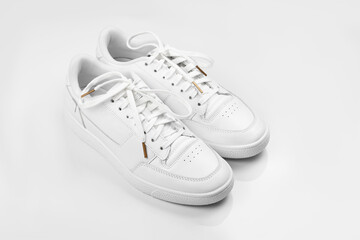 Sports sneakers on a white background