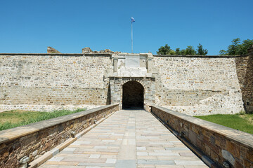 Fototapeta na wymiar Eingang zum Kastro, auf der Insel Chios, Griechenland
