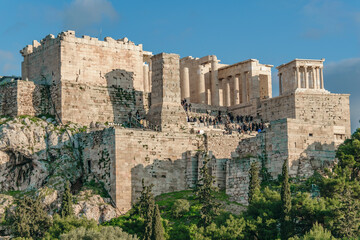 Fototapeta premium Acropolis Long Distant View, Athens Greece