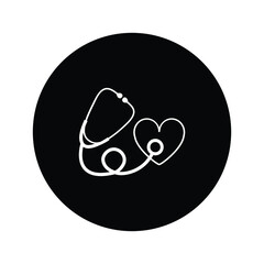 Stethoscope icon  design graphics vector