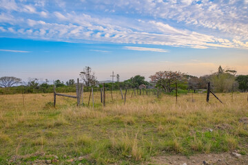 Obraz premium South Africa, Hogsback, Drone, Sunset 