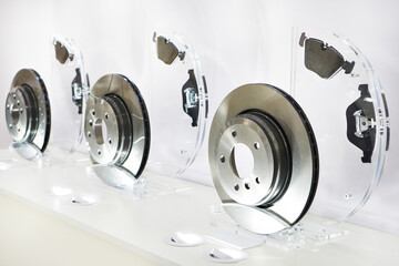 Brake discs in store