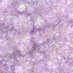 Naklejka premium Natural violet amethyst stone close