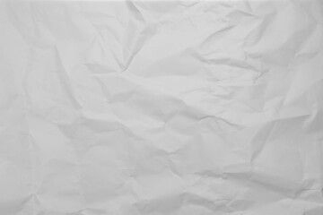 Grey crumpled paper texture background