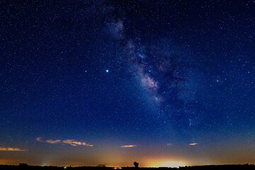 Naklejka premium night sky