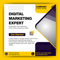 Marketing Social Media Post Banner Template Design
| Corporate Social media post Template Design