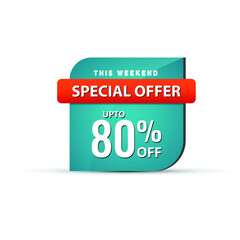 special offer, banner, template, design, end of season special offer banner. Vector illustration, EPS