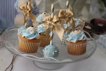 Postres decorativos para fiesta infantil