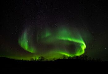 Aurora borealis, northen lights, sky, landscape, night sky, astro photography