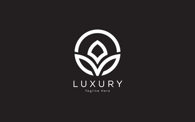 Luxury Logo Design - Luxury Floral Logo Template - Floral flower logo and business card vector design inspiration