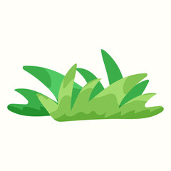 Grass. Vector illustration in flat style