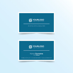 Vector abstract Clean and simple Business Card Template, Modern Flat Style Vector Illustration visiting card