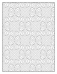 Geometric pattern pages for coloring book
