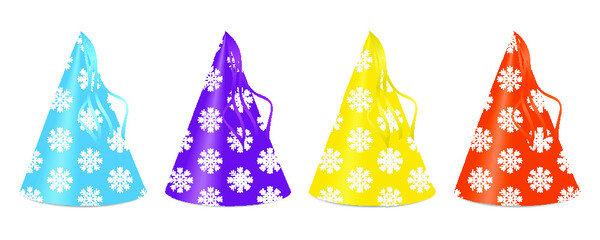 Party Hats  isolated on a white background