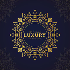 Luxury mandala background with golden arabesque pattern arabic islamic east style.decorative mandala for print, poster, cover, brochure, flyer, banner.