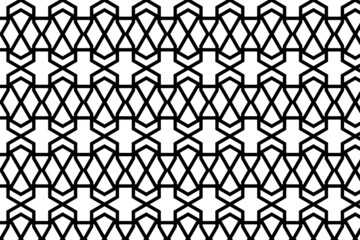 Arabic geometric pattern design. Seamless pattern for multiple usage