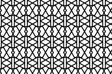 Arabic geometric pattern design. Seamless pattern for multiple usage