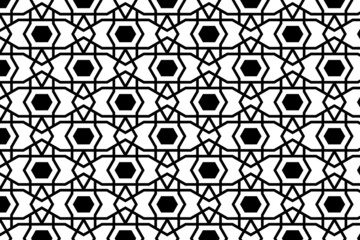 Arabic geometric pattern design. Seamless pattern for multiple usage
