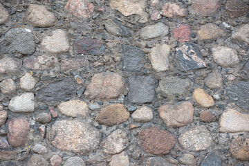 Rubble stone wall texture background