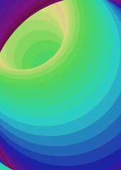 Color Swirl Warmhole Vortex Twist Generative Art background illustration