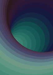 Obraz premium Color Swirl Warmhole Vortex Twist Generative Art background illustration
