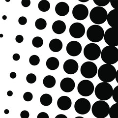 Black halftone background. Black polka dot. Halftone pattern. Modern Halftone Background, backdrop, texture, pattern. Vector illustration. Halftone Backdrop.