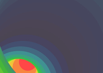 Color Swirl Warmhole Vortex Twist Generative Art background illustration