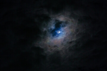 Obraz na płótnie Canvas 中秋の名月が満月に。