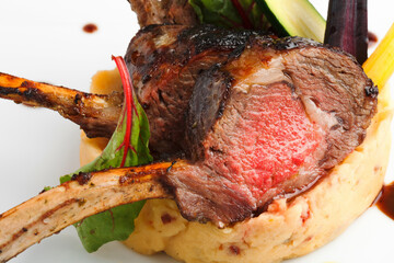 Lamb dish fine dining