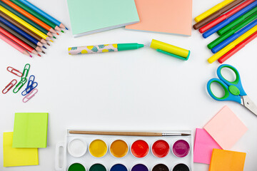 the most necessary items for a drawing lesson at school