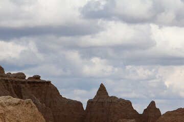 Fototapeta premium Views from the Notch Trail, Badlands National Park, South Dakota