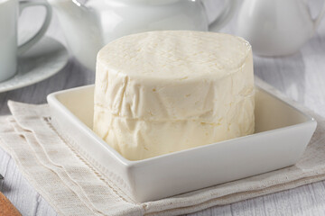 Brazilian Traditional white cheese, known as 
